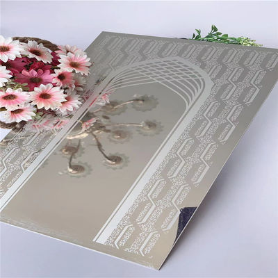 ราคาดี เกรด 304 กระจกถักแผ่นสแตนเลส 1219x2438mm สําหรับแผ่นตกแต่งลิฟท์ ออนไลน์
