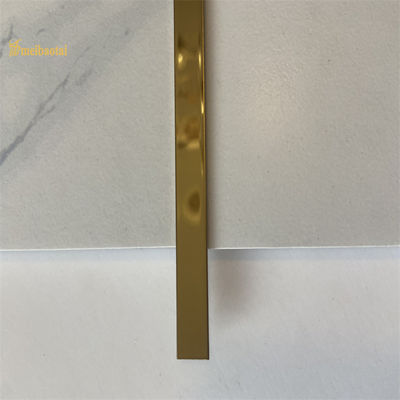 ราคาดี มุมผนังโปรไฟล์ Gold T ขอบกระเบื้องสแตนเลสตัด 6mm ออนไลน์