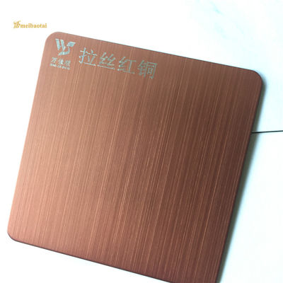 ราคาดี แผ่นสแตนเลสลายเส้นขนแมว หนา 0.65 มม. สีบรอนซ์ตามมาตรฐาน JIS สำหรับตกแต่งสถาปัตยกรรม ออนไลน์